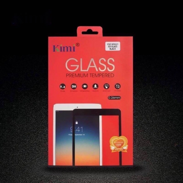 ฟิลม์กระจกนิรภัยกาวเต็มจอของ I PAD มี 2 สี สีขาว สีดำ iPad 2/3/4 iPad Air 1/2 iPad mini 2/3 iPad mini 4/5