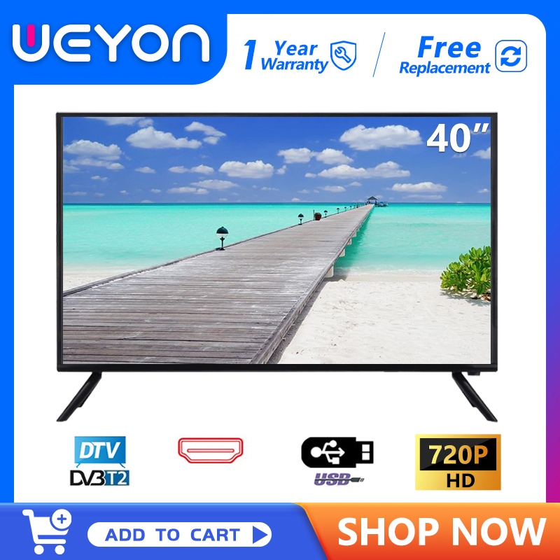 ทีวีจอแบน WEYON ทีวี 40 นิ้ว Full HD LED Digital TV (รุ่น J-40ทีวีจอแบน) 40'' โทรทัศน์