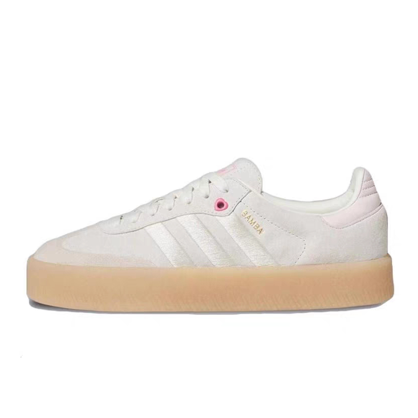 【ของแท้ 100%】Adidas Samba พื้นรองเท้าหนา รองเท้าบุรุษและสตรี, รองเท้าฝึกซ้อมเยอรมัน, รองเท้ากระดานทรงเตี้ย