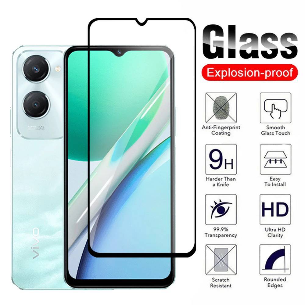 Vivo Y38 5G/Vivo Y28S 5G/Y28 5G(พร้อมส่งในไทย)ฟิล์มกระจกเต็มจอVivo Y18/Vivo Y28 5G/Vivo Y03ตรงรุ่น