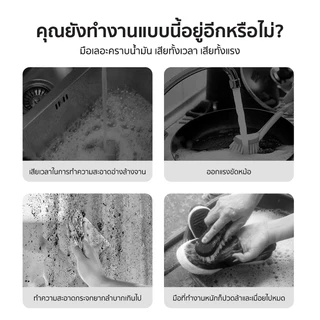 Xiaoda Smart Electric Cleaning Brush แปรงทำความสะอาดไฟฟ้า ชาร์จ Type-C กันน้ำ ใช้งานง่าย แรงหมุนสูง