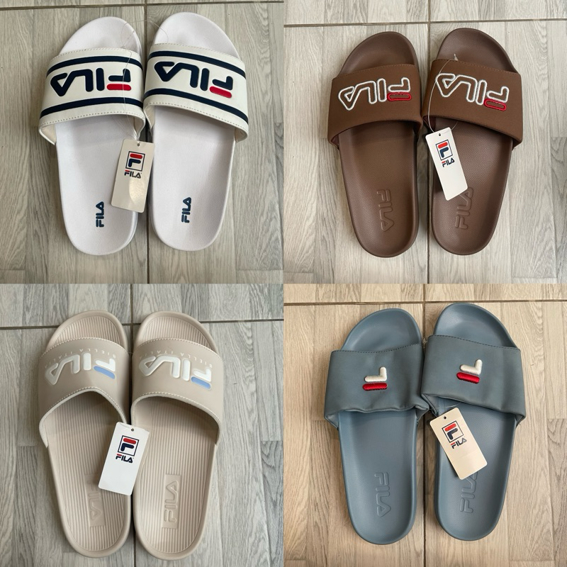 ‼️พร้อมส่ง รองเท้าแตะแท้100%ผู้ชาย รองเท้าfila fila ป้ายห้อย