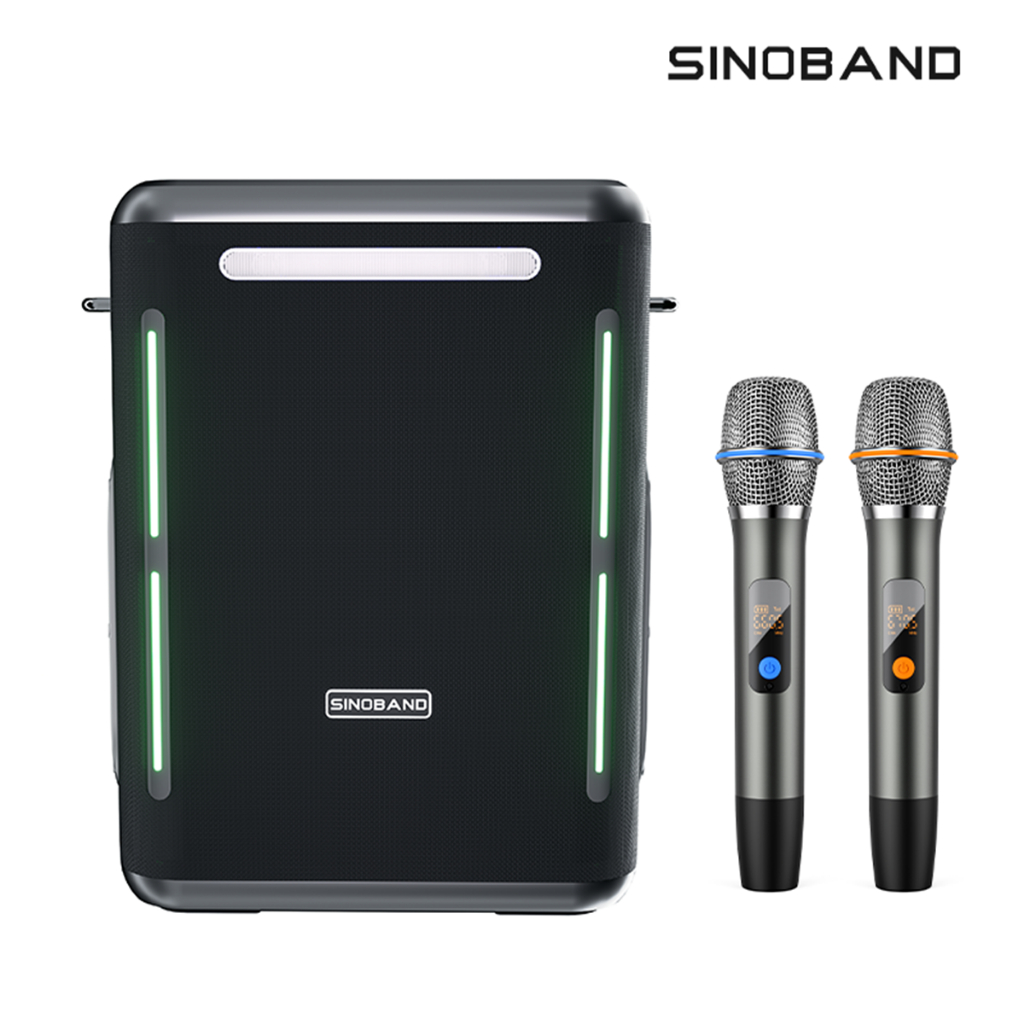 XDOBO ลำโพงบลูทูธ SINOBAND party 1981 300W กลางแจ้ง เบสลึก คาราโอเกะ แถมไมค์2ดัว UHF karaoke Speaker