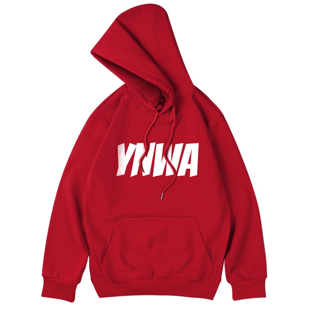 สกรีนเสื้อ 77DESIGN เสื้อฮูด แดง LIVERPOOL YNWA