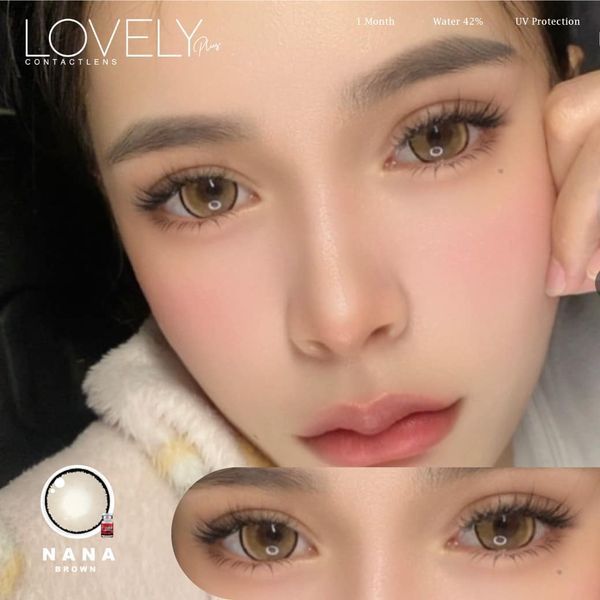 🔥คอนแทคเลนส์✨ขนาดบิ๊กอาย✨ Nana (Lovelylens)