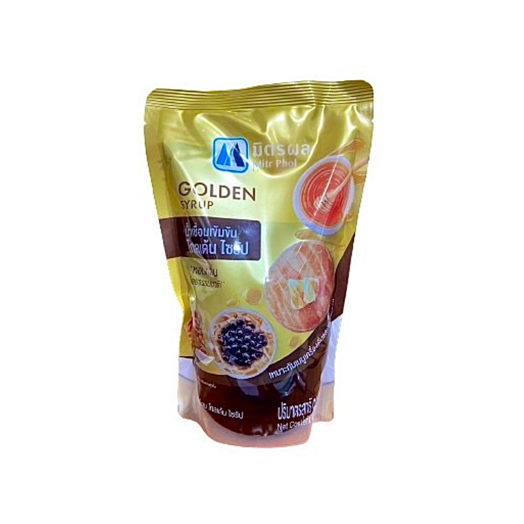 น้ำเชื่อมเข้มข้น โกลเด้นไซรัป  800ml. ตรา มิตรผล (ยกลังสุดคุ้ม 12 ถุง)  หยกออนไลน์