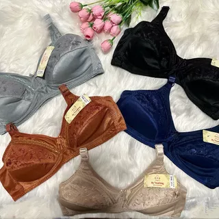 ชุดชั้นใน ไร้การกดทับ CupB ดันทรงสวย ผ้าดี ระบายอากาศได้ ไม่มีโครง เหมาะสำหรับวัยกลางคนและผู้สูงอายุ[34-42]