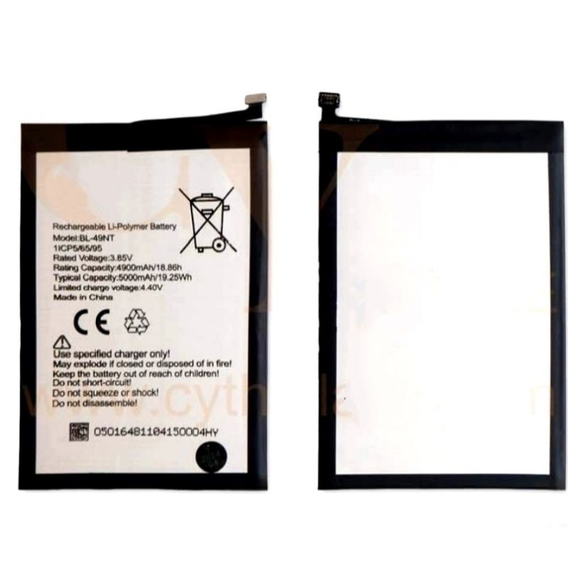 แบตเตอรี่ Tecno Pop 7/Spark Go(2024) แบต BL-49NT มีบริการเก็บเงินปลายทาง