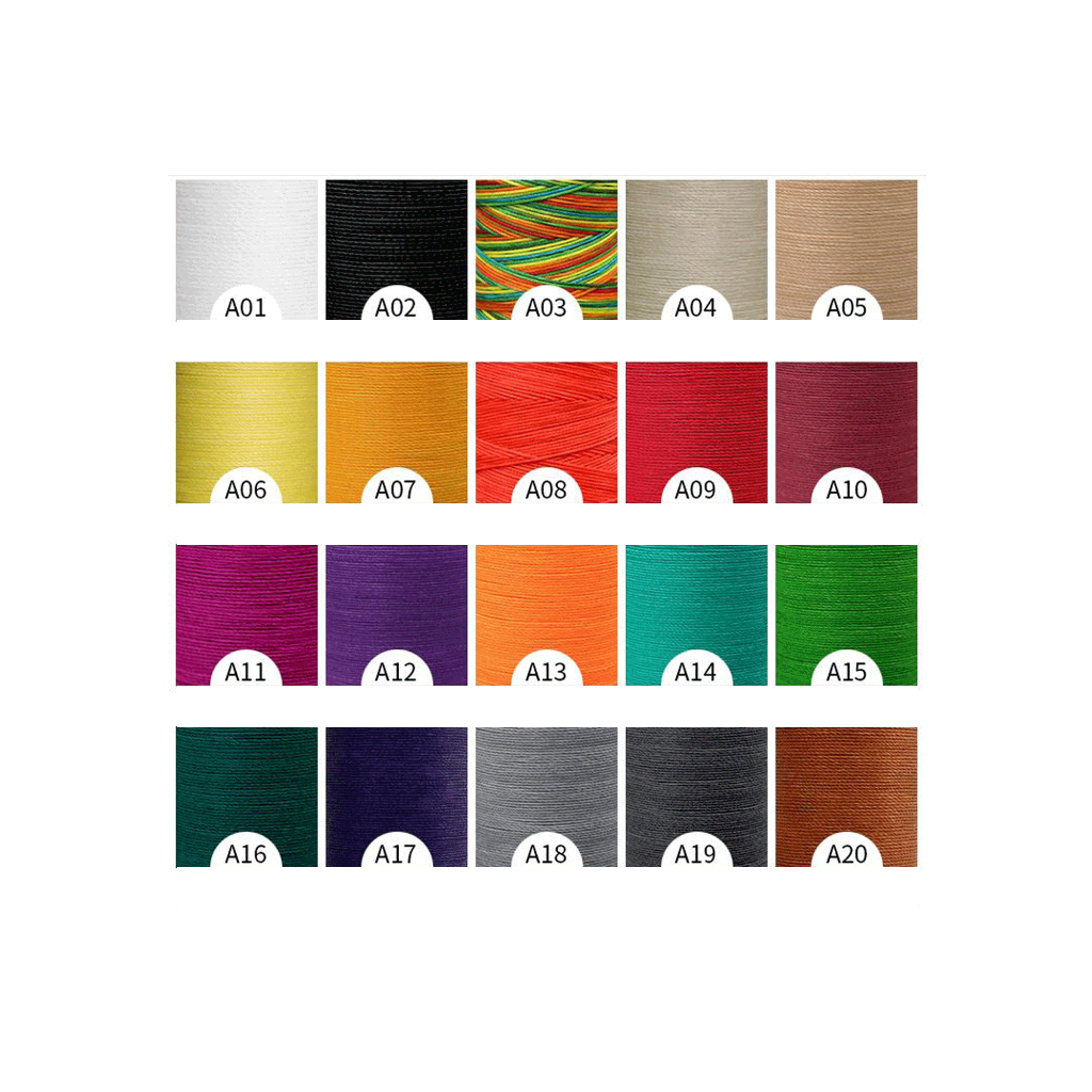 ด้ายเย็บหนัง 0.45 มิล เคลือบ แว็กซ์ เส้นกลม ยาว 150 เมตร - รูปที่ 2