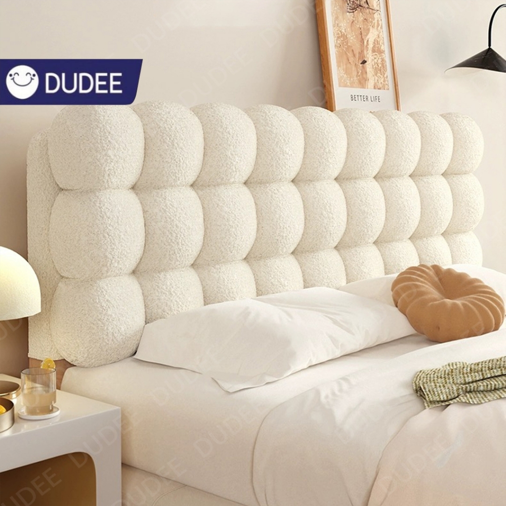 DUDEE หมอนหัวเตียง หรูหรา หมอนเสริมเตียง เบาะพิงหลังนุ่มมาก น่าสัมผัส ทันสมัย