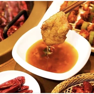 น้ำมันงาหม้อไฟ ใช้สำหรับน้ำจิ้มชาบู กระป๋องเล็กขนาดพอดีทาน60g 火锅油碟