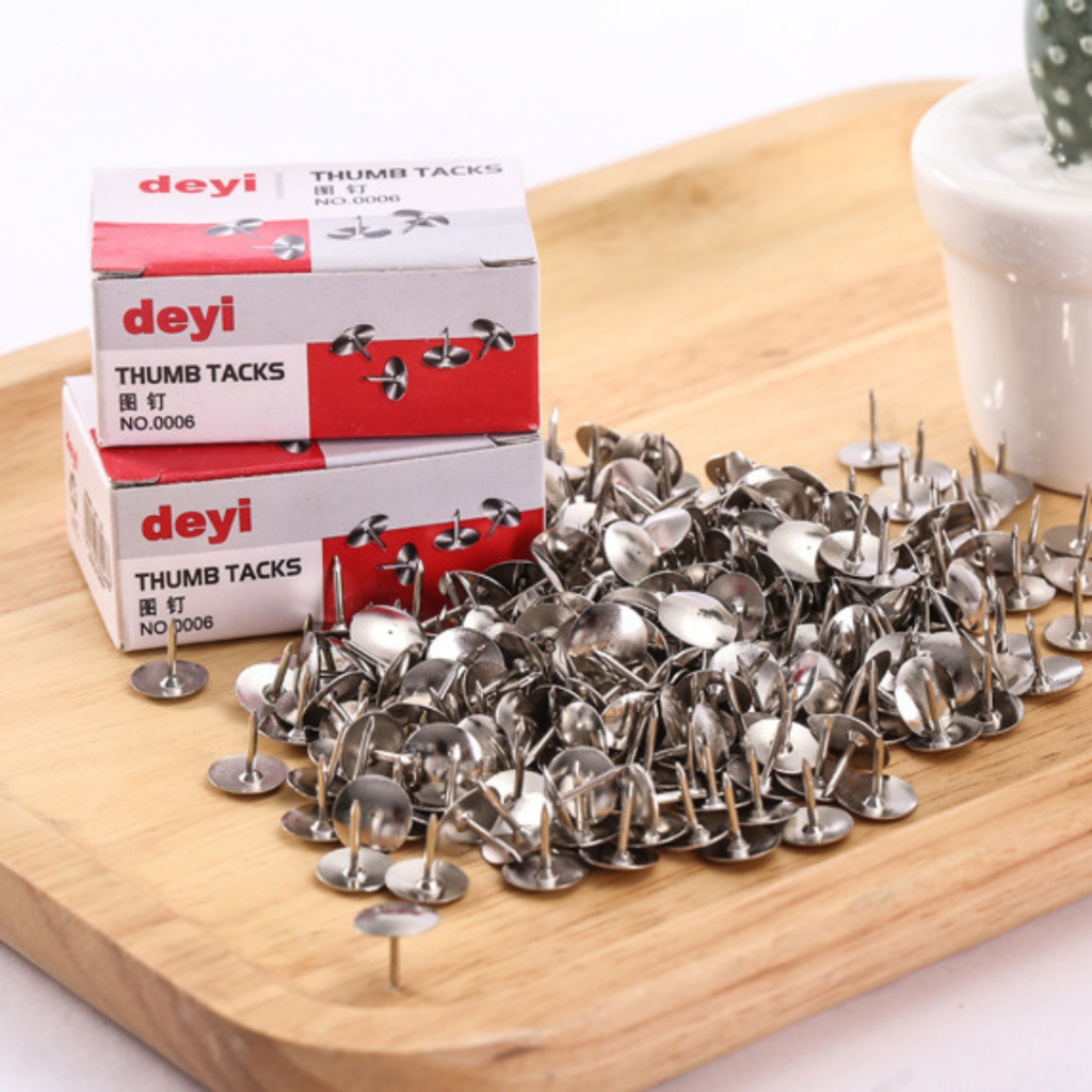 หมุดสแตนเลส หมุดปักบอร์ด หมุดอเนกประสงค์ขนาด 10MM ตะปูหมุด/OF-016