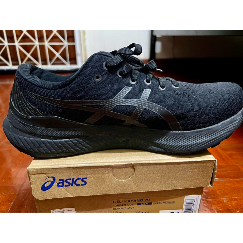 มือสอง Asics รองเท้าวิ่งผู้ชาย Gel-Kayano 29 (4E) Extra Wide | Black/Black Size 9.5 US