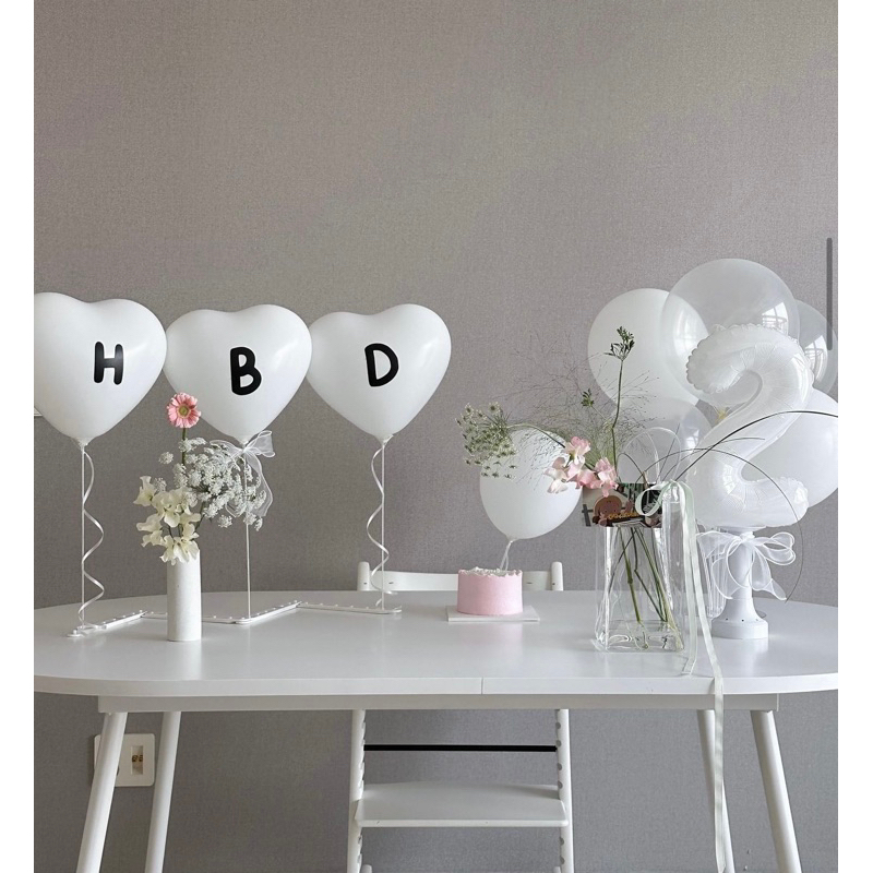 ร้านไทย ส่งด่วน เสาขาตั้งลูกโป่ง แบบพับได้ ปรับตำแหน่งการใช้งานได้ ใส่ลูกโป่งได้ 6 ใบ 💕