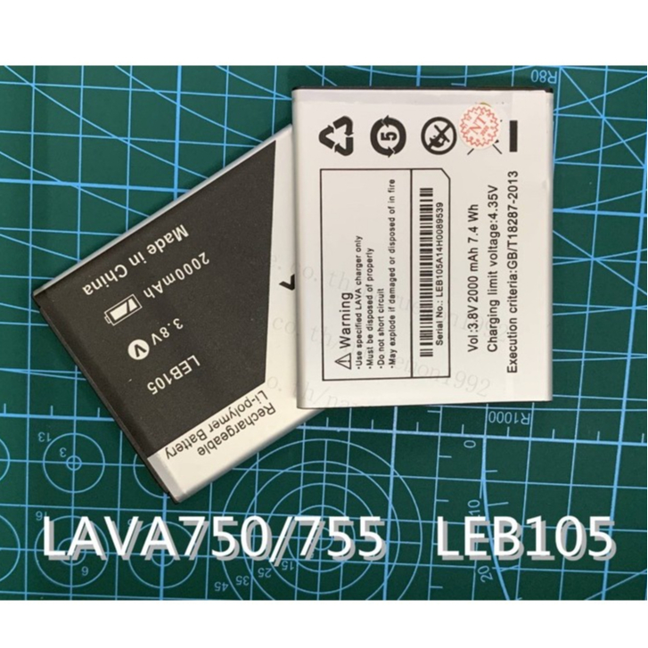 แบต Lava Iris 750แบตเตอรี่ AIS Lava Iris 750/755 (LEB105)แบตเตอรี่ battery Ais ลาวา750/ลาวา755LEB105