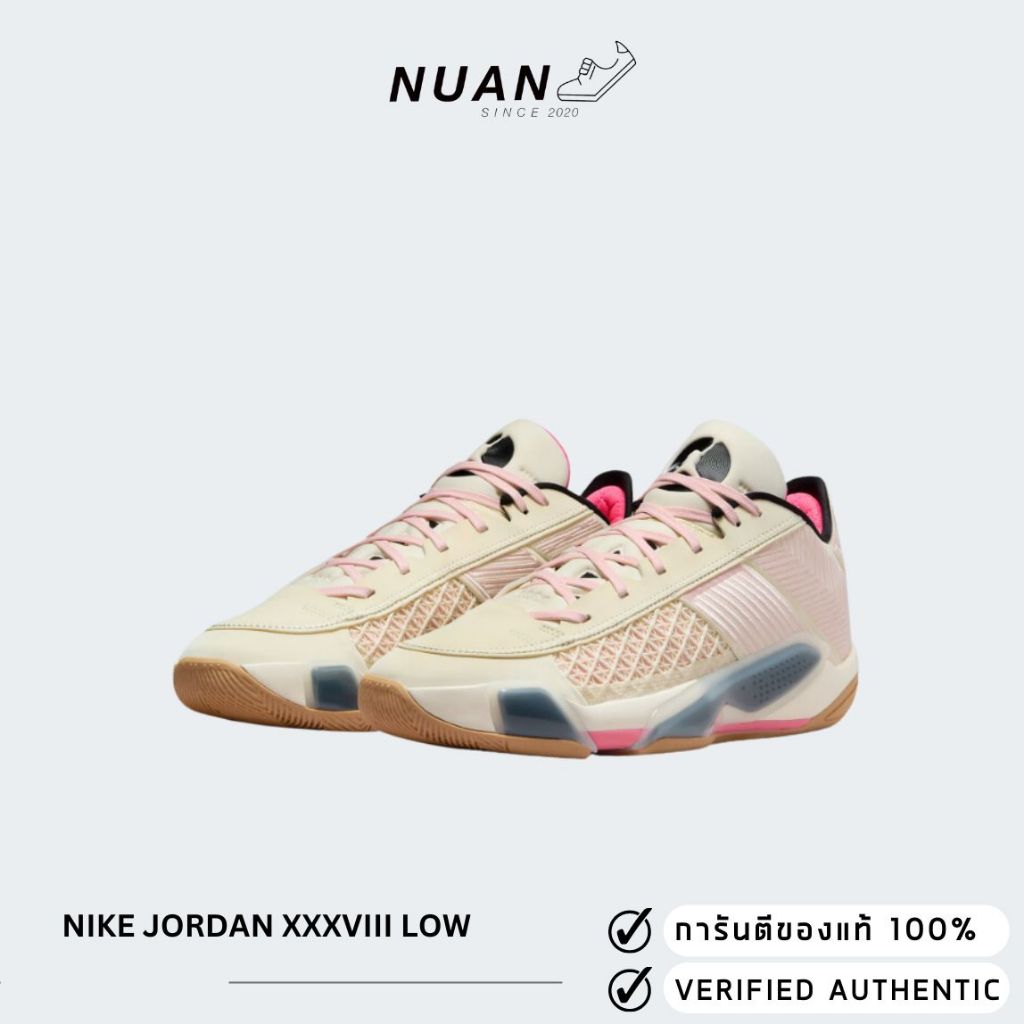 🔥ลดเพิ่ม 15-20% ทักแชทรับโค้ด🔥 Nike Jordan XXXVIII LOW FD2325-100 ของแท้ ป้ายไทย รองเท้าบาสเกตบอล