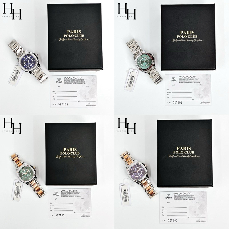 [ของแท้ผ่อน0%]Paris Polo Club PPC-230208 // DA19 35MM. ประกันศูนย์ไทย 1 ปี