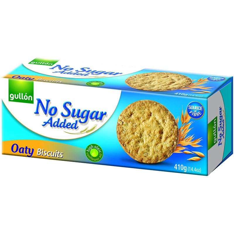 gullon กูยอง บิสกิตข้าวโอ๊ต ไม่เติมน้ำตาล 410 กรัม
