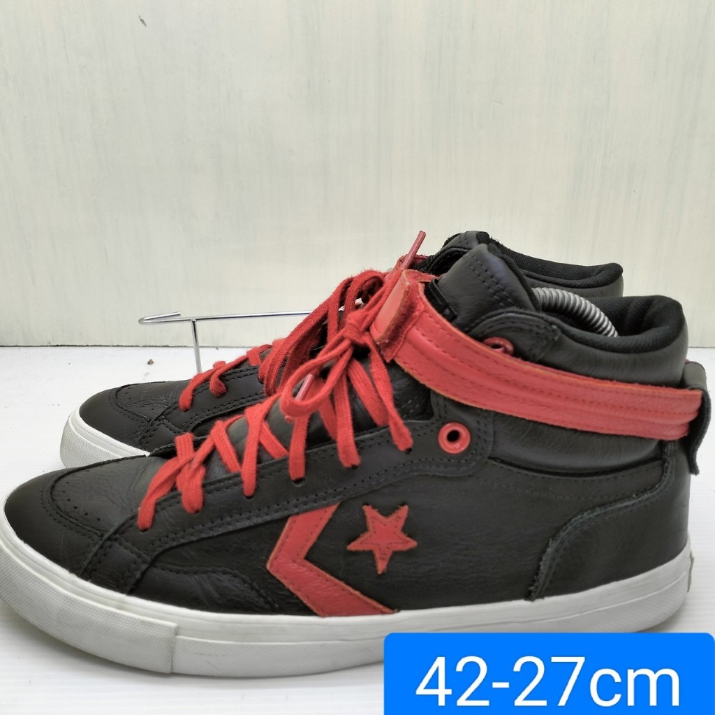 รองเท้าผ้าใบมือสอง Converse Pro Blaze Plus Black/Red size 42 -27 cm