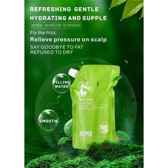 มีของพร้อมส่งทุกวัน ไม่ต้องรอ✅✅อย่าหลงเชื่อที่ราคาต่ำกว่า Born song keeper ครีมบำรุงผมถุงเขียว ใช้แล