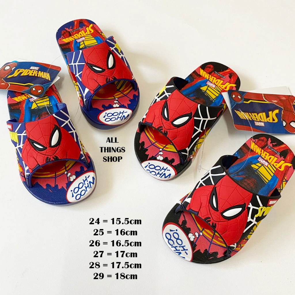 KENTA SD502-1 SPIDERMAN รองเท้าแตะเด็ก สไปเดอร์แมน พื้นAIRBLOW