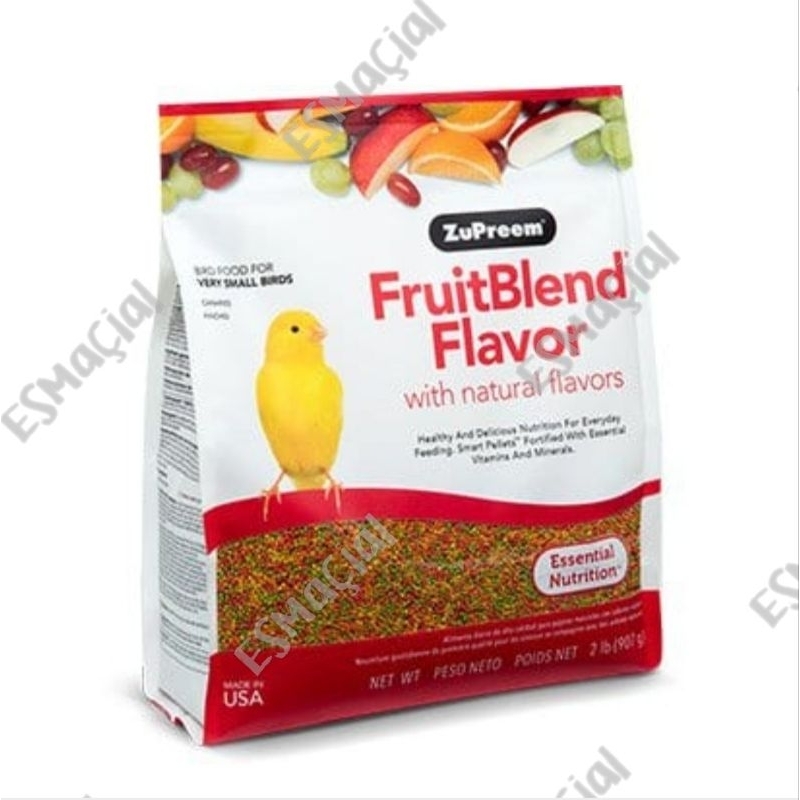 อาหารนกคีรีบูน รสธรรมชาติ — ZuPreem FruitBlen Flavor with Natural Flavors  907 g.