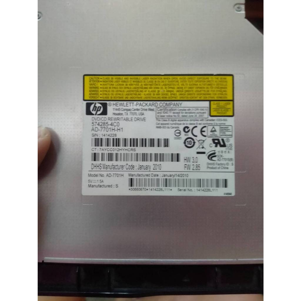 อะไหล่ Notebook HP CQ41 DVD-ROM DVD/CD REWRITABLE DRIVE ของแท้(มือสอง)