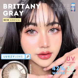 🔥คอนแทคเลนส์✨ขนาดบิ๊กอาย✨ Brittany (Luxzylens) ✨ Brown/Gray