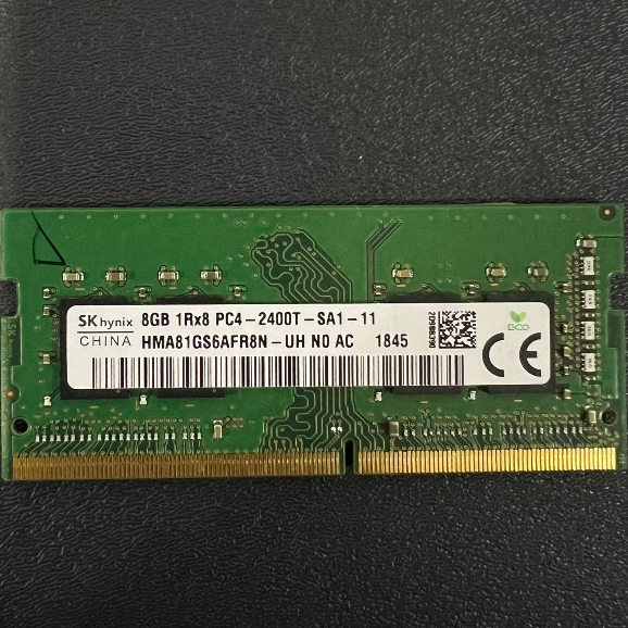 Ram แรมโน๊ตบุ๊ค DDR4 8GB SKHynix 8GB 1Rx8 PC4-2400T มือสอง