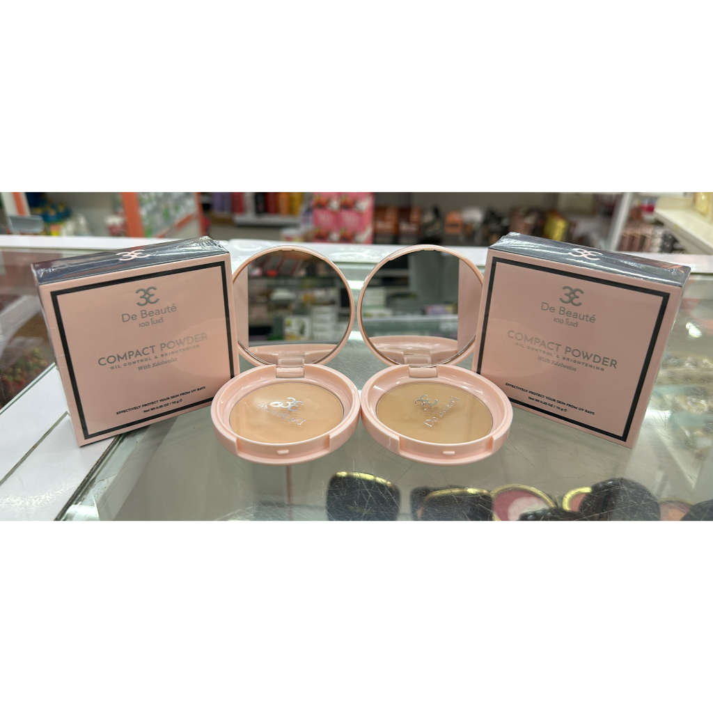 🎉แป้งDe Beaute' แป้ง เดอโบเต้ สำหรับสาวๆผิวมัน🌟ช่วยควบคุม ความมัน🌟 ปกปิดรอยสิว 🌟ใช้แล้วเป๊ะ ใช้แล้วปัง 🌟กันน้ำ กันเหงื่อ