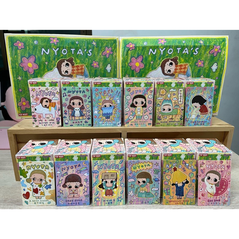 🌈 พร้อมส่ง แบบเลือกตัว แท้ 💯🌈 Nyota Fluffy Life series แกะกล่อง เช็คการ์ด ไม่แกะซอง กล่องยังสวยเนี๊ยบจ้า