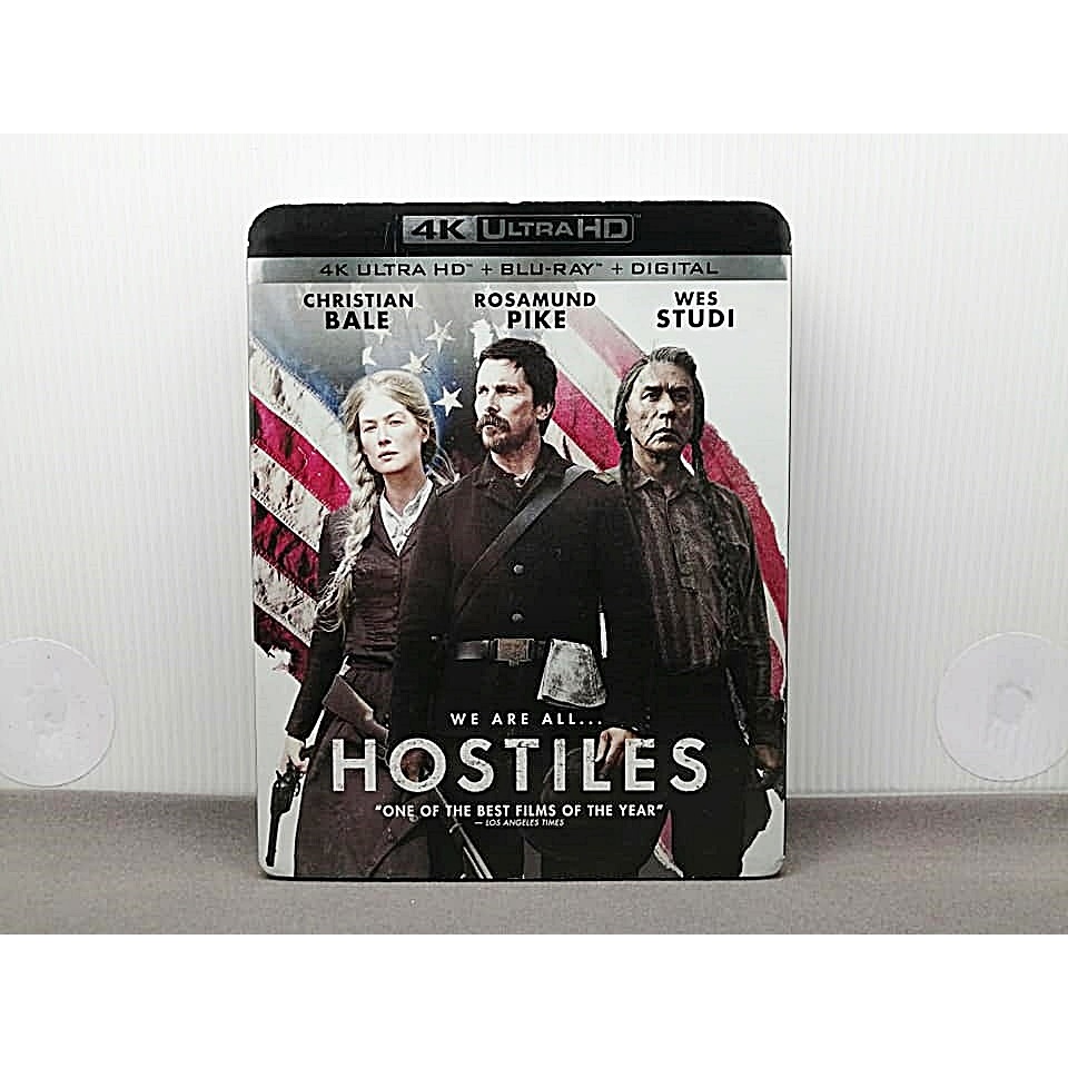 แผ่นหนัง Hostiles Slip Cover [4K Ultra HD + Blu-ray + Digital HD] แผ่นใหม่ มือ 1ซิลปิดสนิท สินค้าพร้