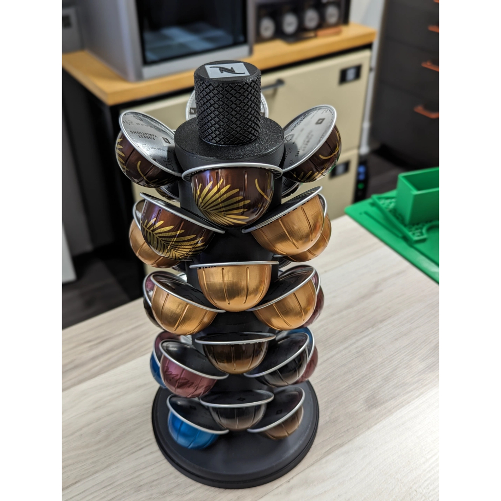 ชั้นวางกาแฟแคปซูล สำหรับติดผนัง ตู้เย็น Nespresso Capsule Vertuo Sleeve แท่นวางแคปซูล ที่ใส่แคปซูลกาแฟ
