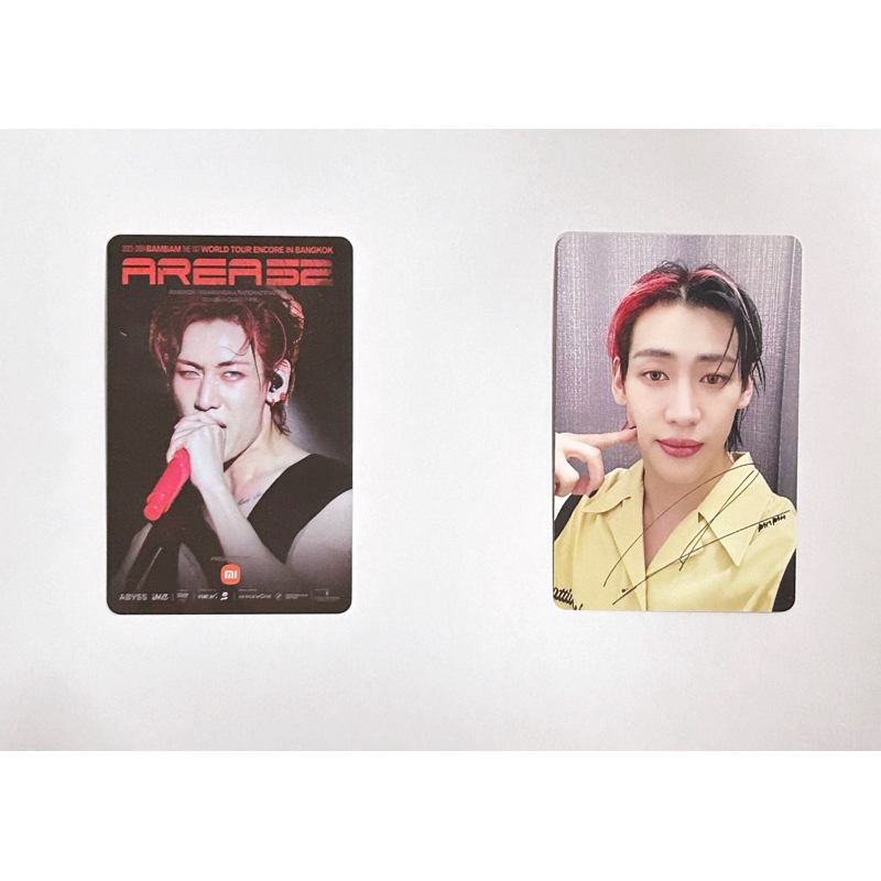 [พร้อมส่ง] ของที่ระลึกคอนเสิร์ตแบมแบม Bam Bam the 1st world tour area 52