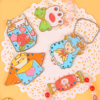 สติกเกอร์สี DIY ชุดเจลวาดภาพ 3 มิติ, ภาพวาดแก้ว, ชุดภาพวาดศิลปะความหนืด, ของเล่นสติกเกอร์แก้ว