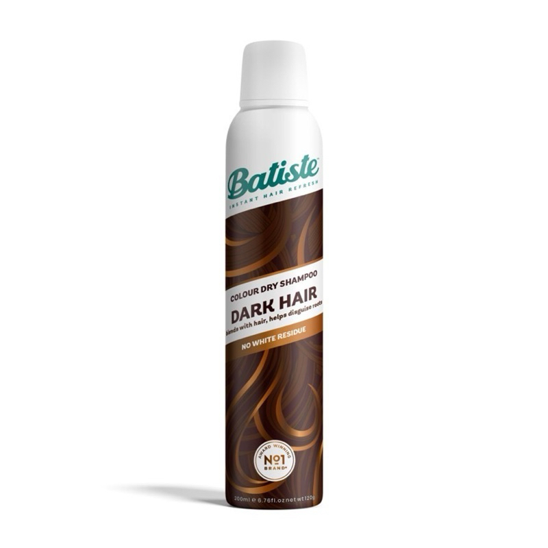 BATISTE Dry Shampoo – สูตรสำหรับผมดำไม่ทิ้งคราบขาวๆ  200 ML