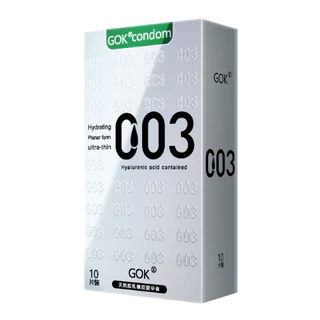 ถุงยางอนามัย 003 GOK ซีโร่ ซีโร่ ทรี (10ชิ้น/กล่อง) 52มม.