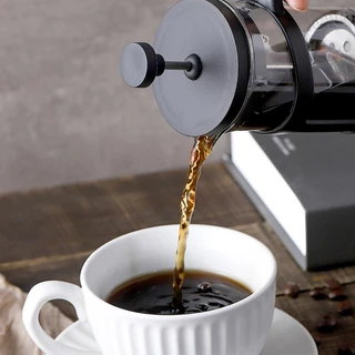 Alechaung กาชงชาแบบกด เหยือกชงกาแฟ French Press 350ml สำหรับผงกาแฟกลาง ถึงหยาบ ชงได้ 1-2แก้ว