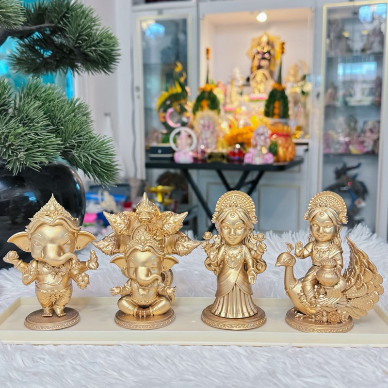 Art Toy พระพิฆเนศและพระแม่ลักษมี