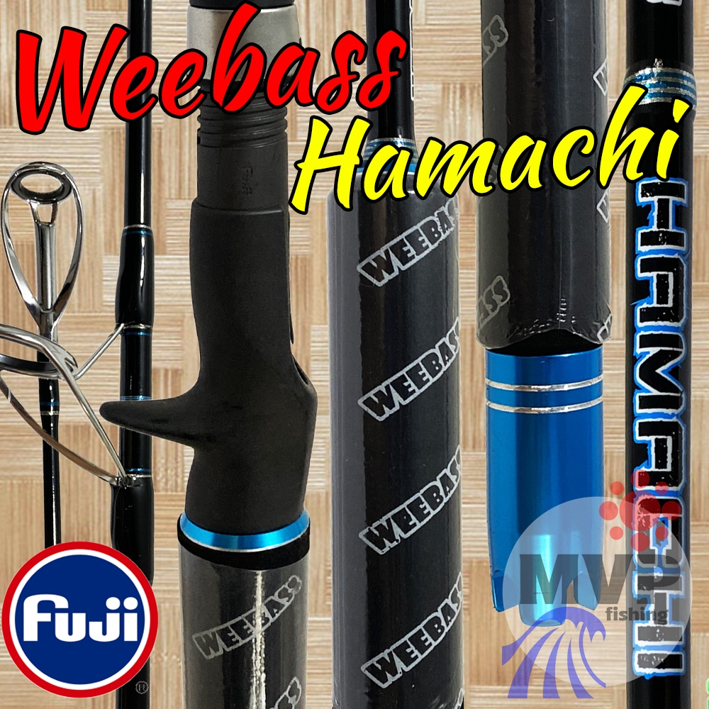 คันตีเหยื่อปลอม เหยื่อสด Jigging Weebass Hamachi ยาว 5.8 ฟุต 1 ท่อน