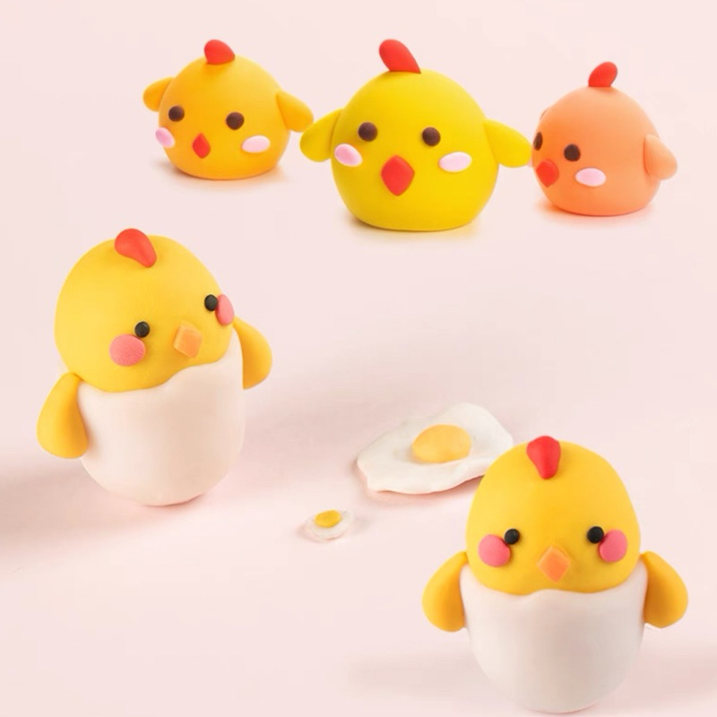 ชุดดินเบา 12 สี พร้อมอุปกรณ์การปั้น 3ชิ้น - รูปที่ 5