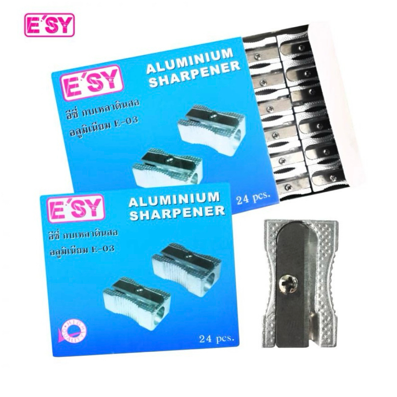 กบเหลาดินสอ “E’SY” No.E-03 (กล่อง/24 ชิ้น)