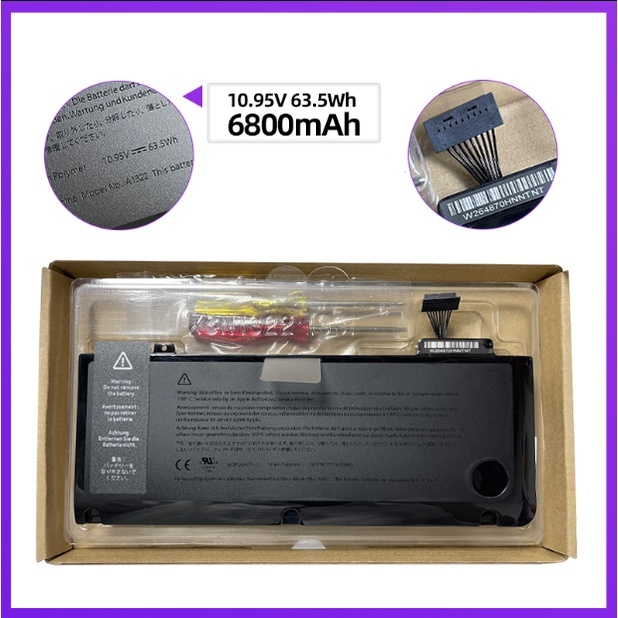 A1322 Laptop Battery For A1278 BATTERY (Mid 2009 2010 Early 2011 Late 2011 2012 Version)