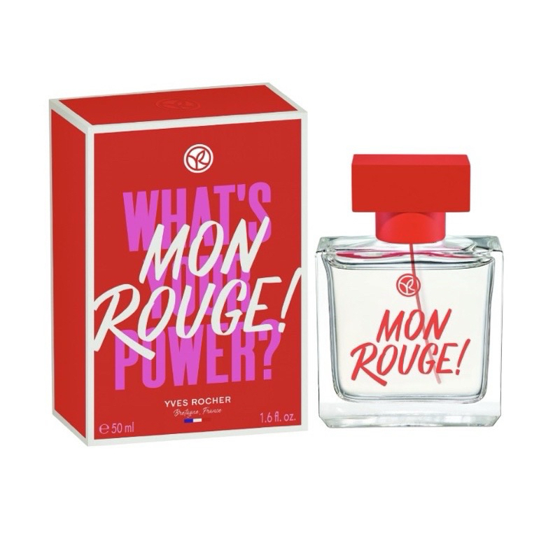 (แถมมาส์กหน้า89฿) Yves Rocher Mon Rouge L'Eau de Parfum 50 ml.  Yves Rocher Mon Evidence Eau De Parfum น้ำหอม อีฟโรเช่