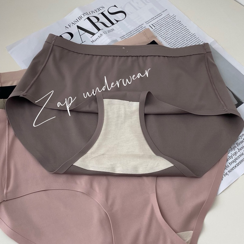 กางเกงใน sister hood 519 เอวสูง ไร้ขอบ ผ้านุ่มๆ เกรดพรีเมี่ยม ใส่สบาย - รูปที่ 3