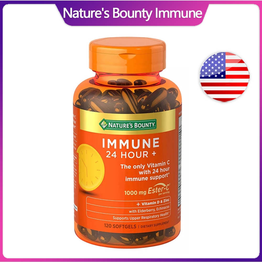 (Exp.02/2027)Nature's Bounty Immune 24 Hour 120 softgels