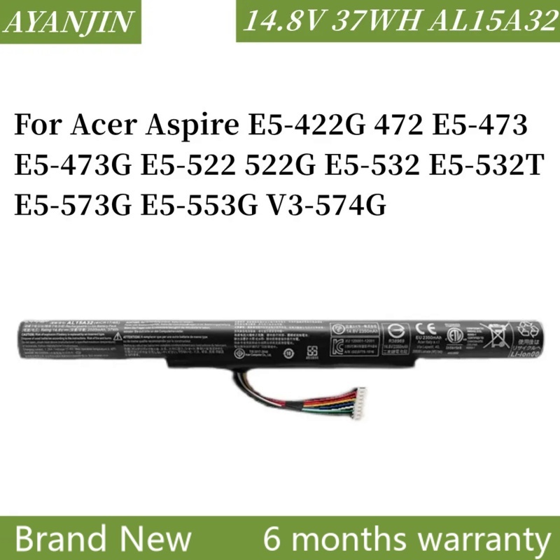 AL15A32 Laptop Battery For Acer Aspire E5-422G 472 E5-473 E5-473G E5-522 522G E5-532 E5-532T E5-573G