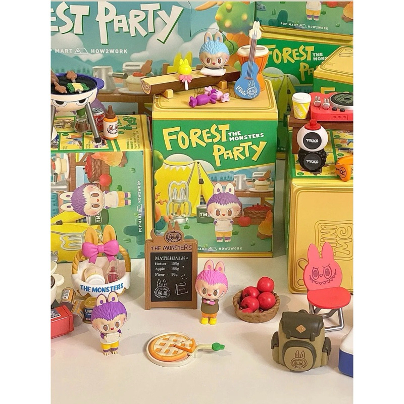 พร้อมส่งจากไทย 🇹🇭 The Monster Labubu Forest Party ยก box ของแท้  Popmart