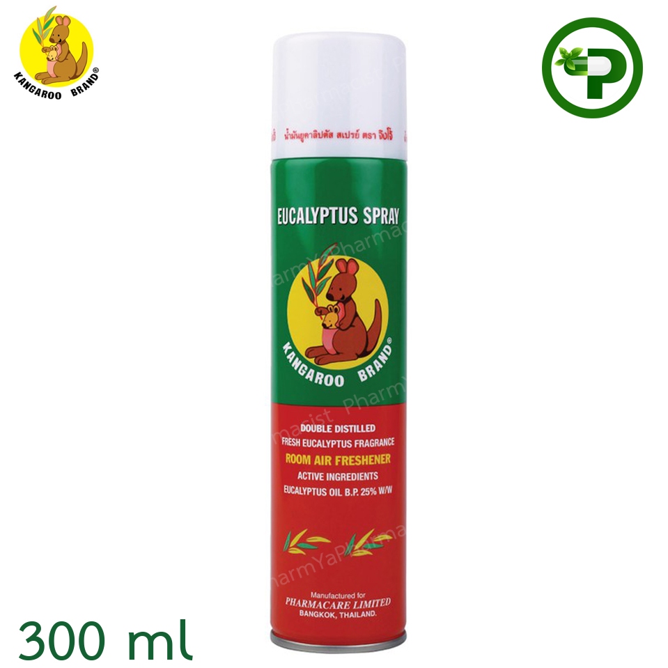 สเปรย์ ตราจิงโจ้ Kangaroo Spray 300ml น้ำมันยูคาลิปตัส {0058}