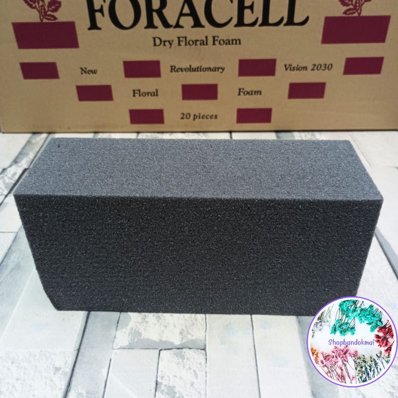 โฟมปักดอกไม้แห้ง1ก้อน สำหรับดอกไม้แห้งดอกไม้ประดิษฐ์ อุปกรณ์จัดดอกไม้